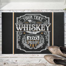 Personalisiert NAME Old West Whiskey Brauerei Bar
