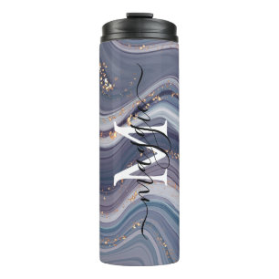 Personalisiert-Name-Script-Monogramm Thermosbecher