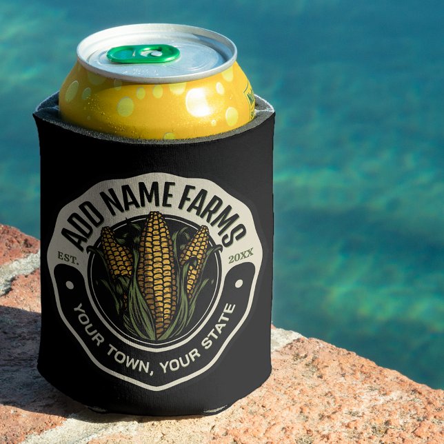 Personalisiert NAME Sweet Corn Garden Farm Bauer Dosenkühler (Von Creator hochgeladen)