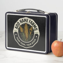 Personalisiert NAME Sweet Corn Garden Farm Bauer