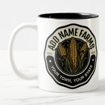 Personalisiert NAME Sweet Corn Garden Farm Bauer