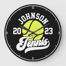 Personalisiert NAME Tennis Racket Ball Court