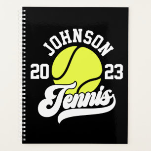 Personalisiert NAME Tennis Racket Ball Court Planer