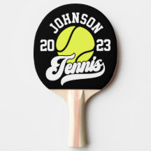 Personalisiert NAME Tennis Racket Ball Court