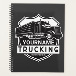 Personalisiert NAME Trucking Big Rig Semi Trucker Planer