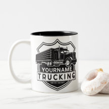 Personalisiert NAME Trucking Big Rig Semi Trucker