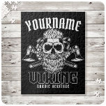 Personalisiert NAME Viking Nordic Warrior Heritage Puzzle<br><div class="desc">Personalisierter NAMEN - Nordic Warrior Heritage Design - Anpassen mit Ihrem Namen oder benutzerdefiniertem Text</div>