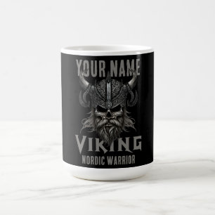 Personalisiert NAME Viking Warrior Heritage Kaffeetasse