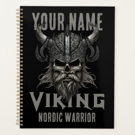 Personalisiert NAME Viking Warrior Heritage Planer