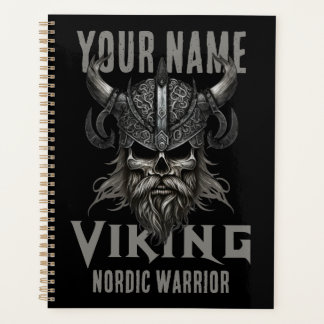 Personalisiert NAME Viking Warrior Heritage Planer