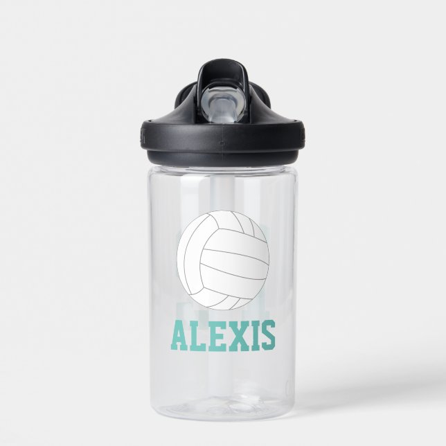 Personalisiert Name Volleyball Jersey Trinkflasche (Vorne)