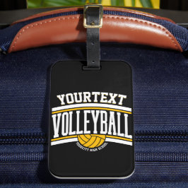 Personalisiert NAME Volleyball-Mannschaft Gepäckanhänger