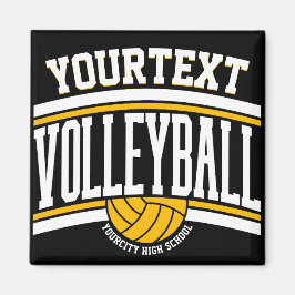 Personalisiert NAME Volleyball-Mannschaft Magnet