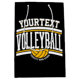 Personalisiert NAME Volleyball-Mannschaft Mittlere Geschenktüte