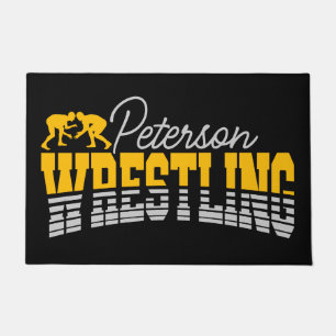Personalisiert NAME Wrestling School Team Wrestler Fußmatte