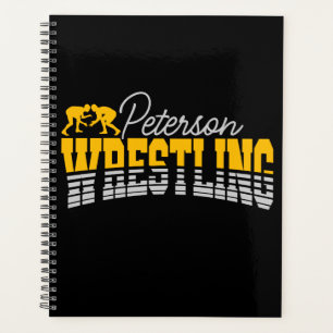 Personalisiert NAME Wrestling School Team Wrestler Planer
