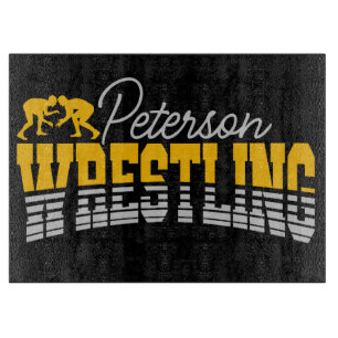 Personalisiert NAME Wrestling School Team Wrestler Schneidebrett