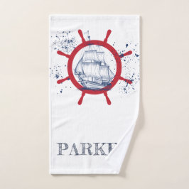 Personalisiert Nautic Handtuch