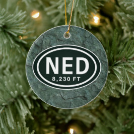 Personalisiert Nederland Colorado 8.230 FT NED Keramikornament