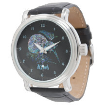 PERSONALISIERT NEW ZEALAND KIWI FERN WATCH