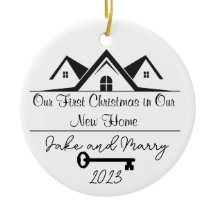 Personalisiert New Zuhause Weihnachts-Ornament