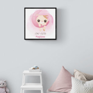 Personalisiert Niedlich Kitten Poster