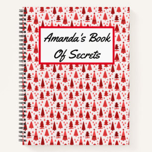 Personalisiert Niedlich Moderner Minimalistischer  Notizbuch