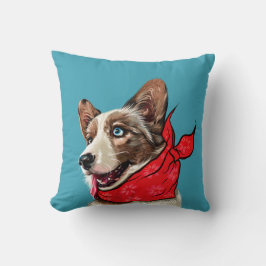 Personalisiert Niedlich Pembroke Welsh Corgi Kissen