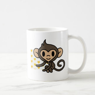 *! PERSONALISIERT! * niedlicher Affe Tasse