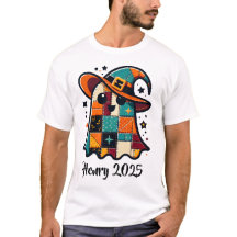 Personalisiert Niedliches Patchwork-Ghost-Hallowee