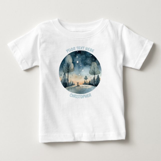 Personalisiert Night Sky T-Shirt (Vorderseite)