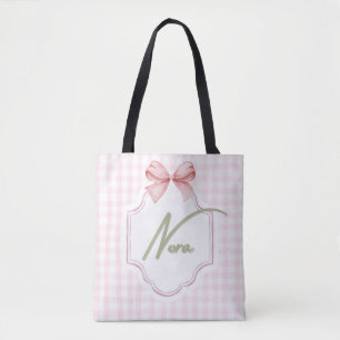 Personalisiert Nora Baby Girl Kinderzimmer Bow&Gin