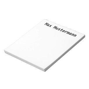 personalisiert notizblock