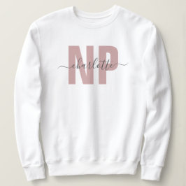 Personalisiert NP Nurse Practitioner Abschluss Chi Sweatshirt