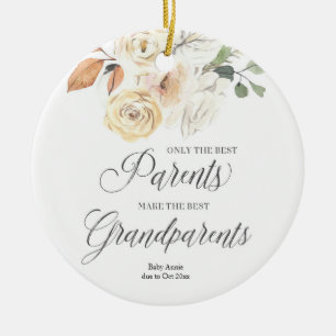 Personalisiert nur die besten Eltern werden geför Keramik Ornament