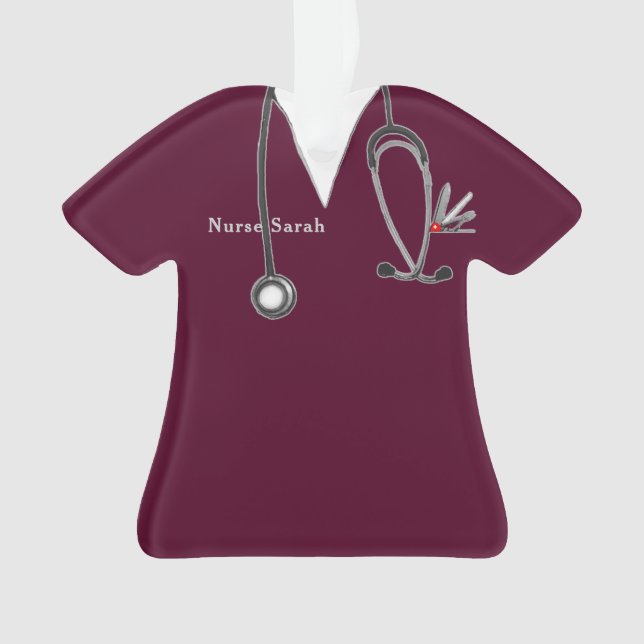 Personalisiert Nurse Abschluss Gift Ornament (Vorderseite)