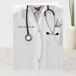Personalisiert Nurse Abschluss Karte