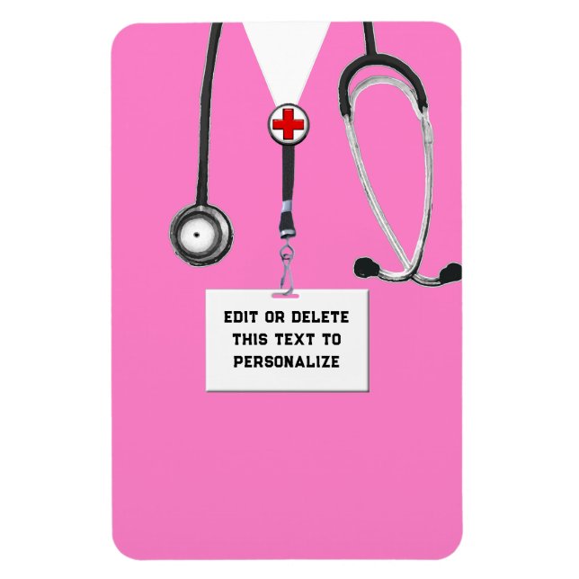 Personalisiert Nurse Gift Magnet (Vertikal)