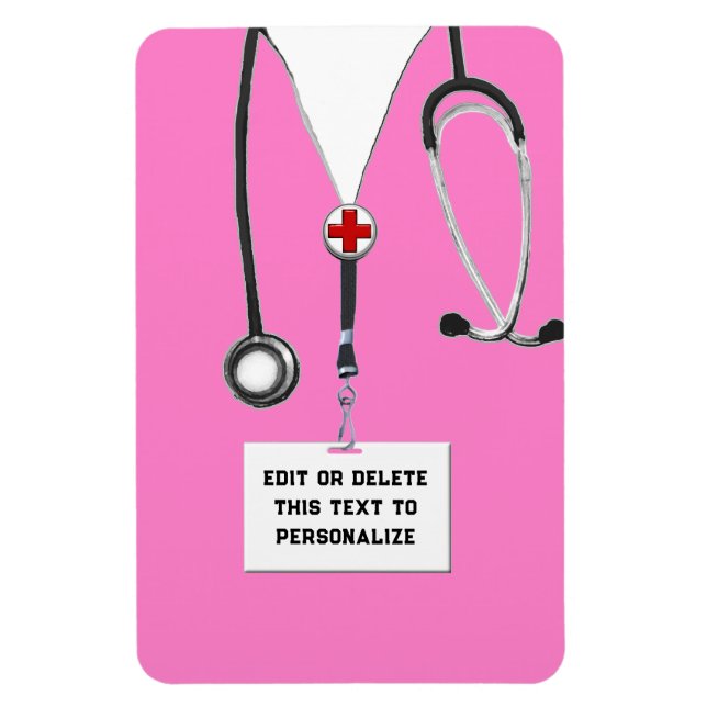 Personalisiert Nurse Gift Magnet (Vertikal)