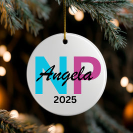 Personalisiert Nurse Ornament 2025, Custom RN NP