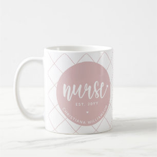 Personalisiert Nurse RN Abschluss Elegante Kaffeetasse