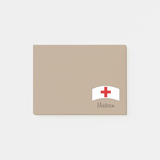 Personalisiert Nurse Sticky Notes Post-it Klebezettel (Vorderseite)