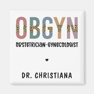 Personalisiert OBGYN Obstetriker Gynäkologe Magnet