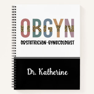 Personalisiert OBGYN Obstetriker Gynäkologe Notizbuch