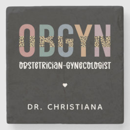 Personalisiert OBGYN Obstetriker Gynäkologe Steinuntersetzer