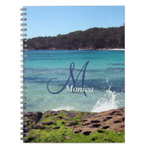 Personalisiert Ocean Beach Spiral Notebook