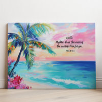 Personalisiert Ocean Bible Verse Psalm 93:
