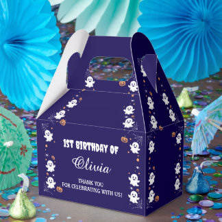 Personalisiert Olivia's 1. Geburtstags-Ghost-Gefäl Geschenkschachtel