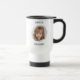 Personalisiert Oma Grandchild Foto Travel Mug Reisebecher