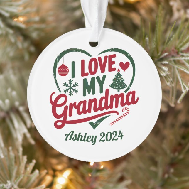 Personalisiert Oma, Nana, Gigi, GMA, Custom Ornament (Baum)